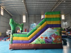 Inflatable Bounce House With Slide And Blower