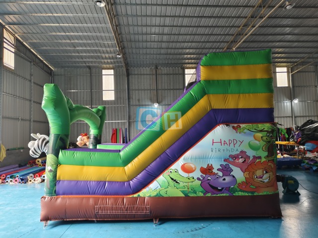 Inflatable Bounce House With Slide And Blower