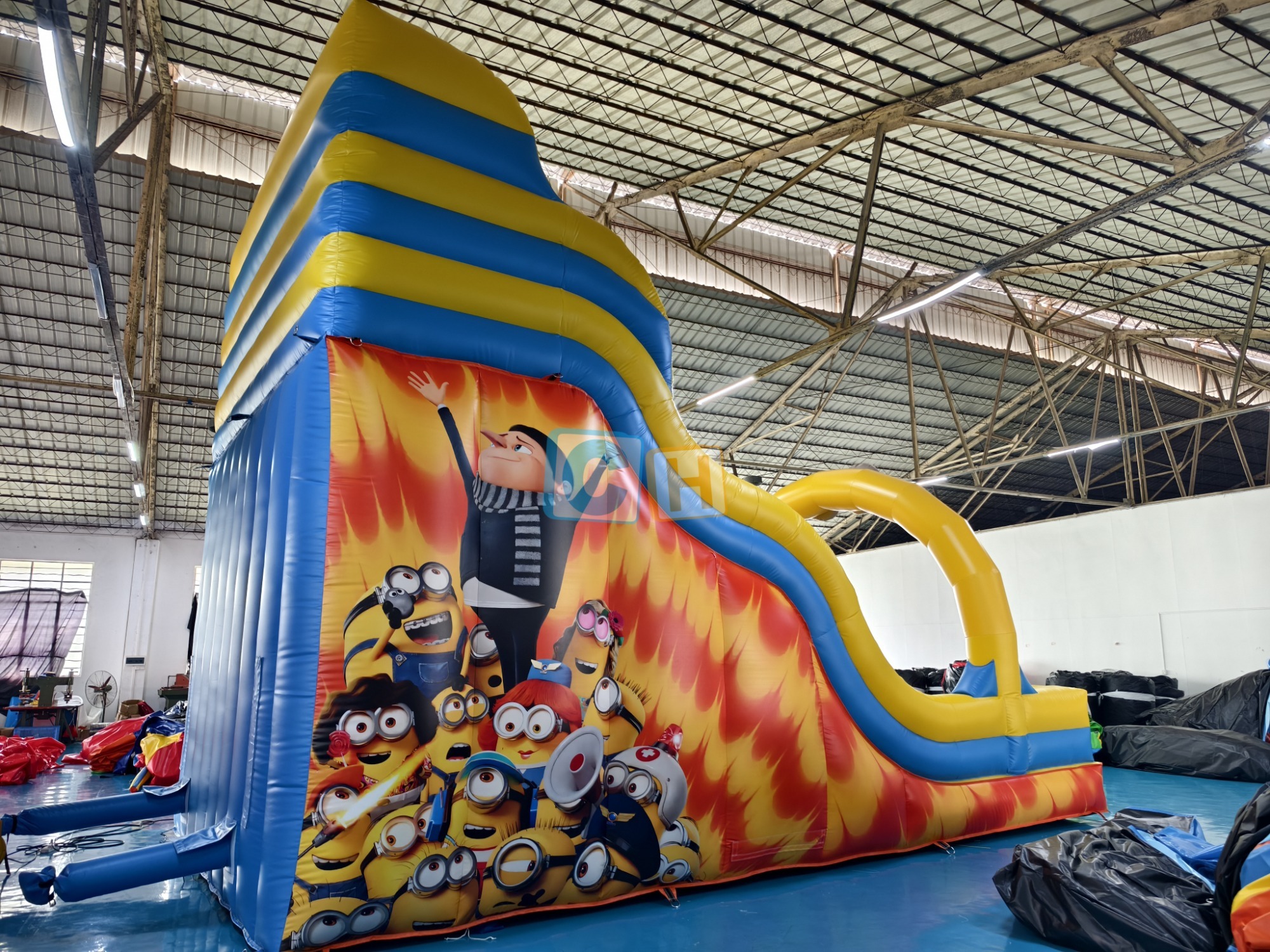 Inflatable Slide With Bounce House
