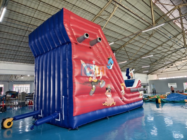 Inflatable Trampoline With Slide