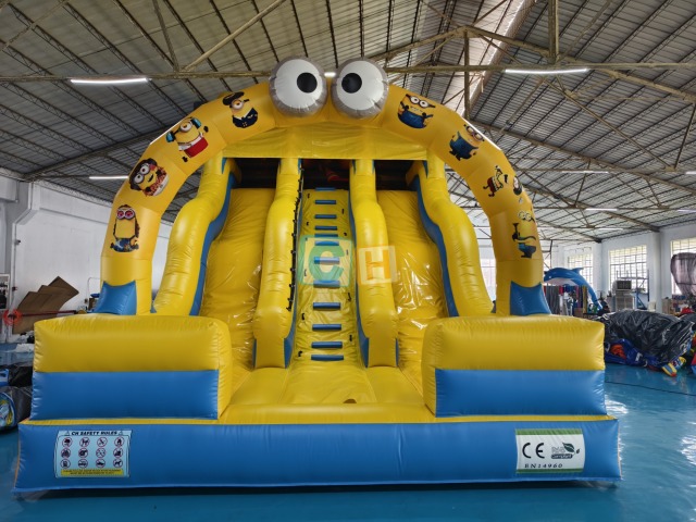 Inflatable Slide With Bounce House