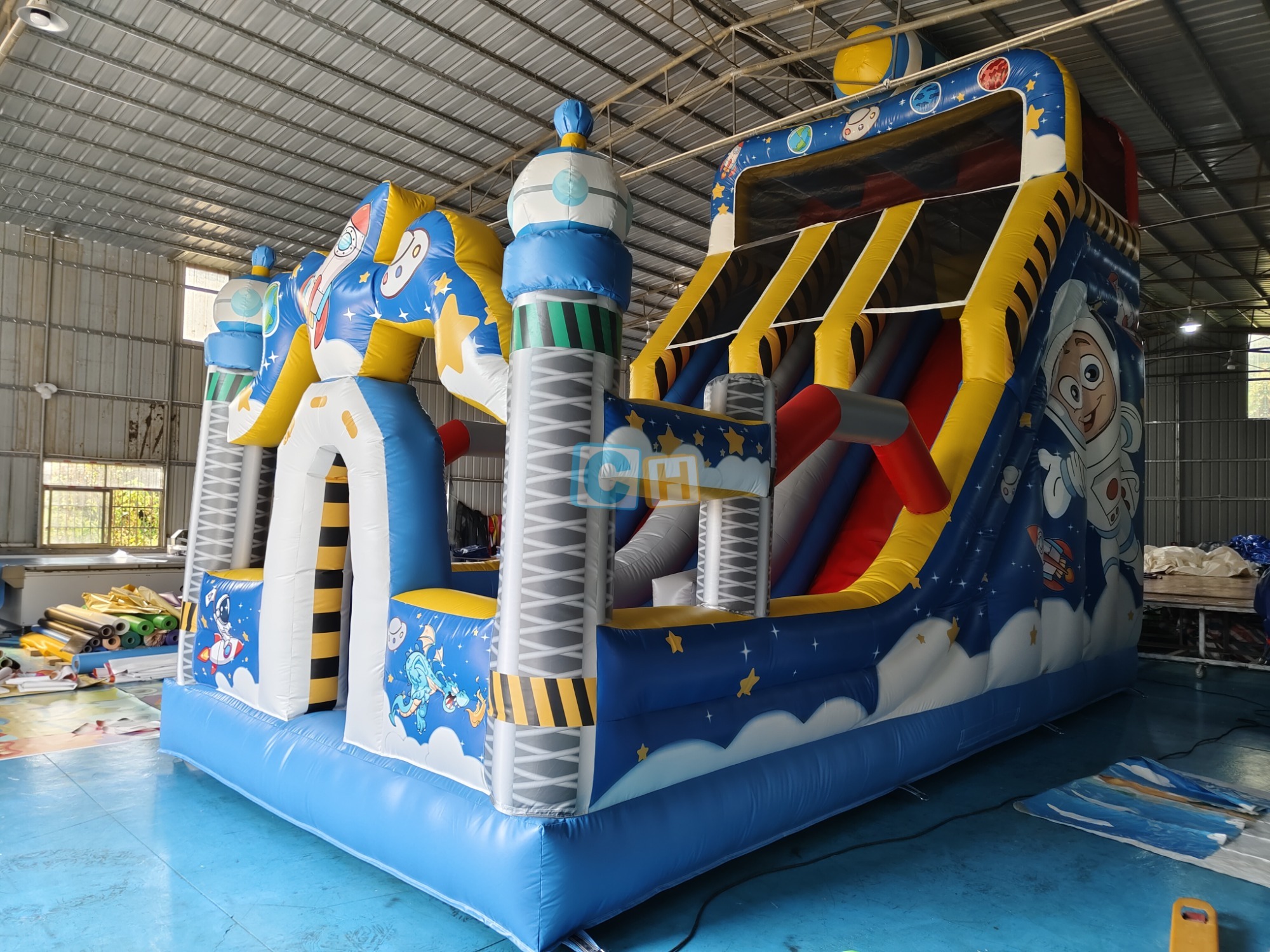 Inflatable Slide For Backyard