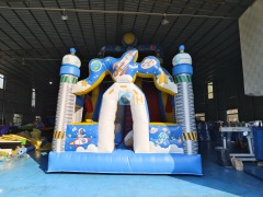 Inflatable Slide For Backyard