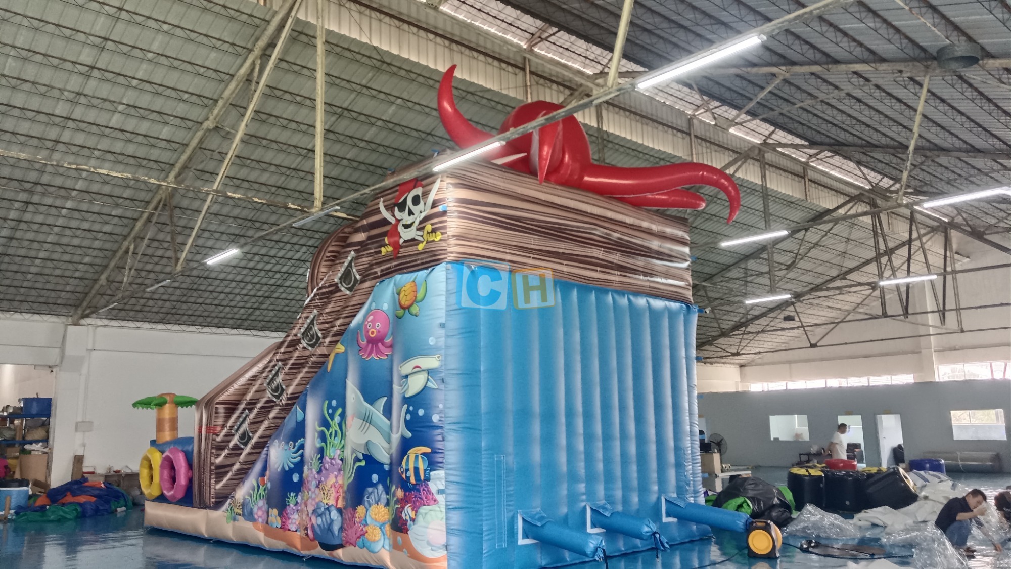 Inflatable Wet Dry Slides For Sale
