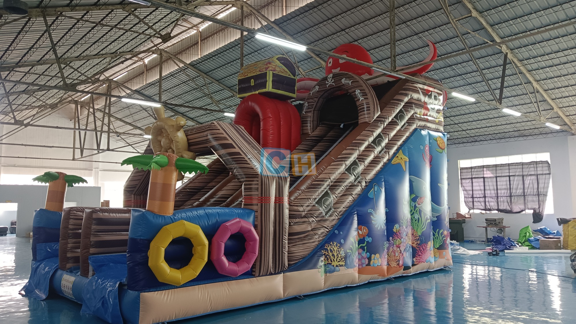 Inflatable Wet Dry Slides For Sale