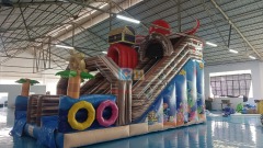 Inflatable Wet Dry Slides For Sale