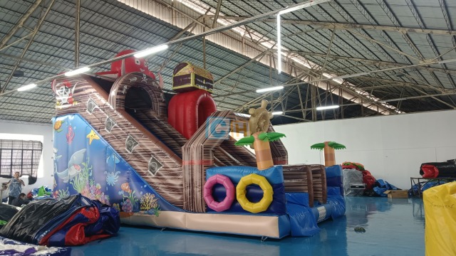 Inflatable Wet Dry Slides For Sale