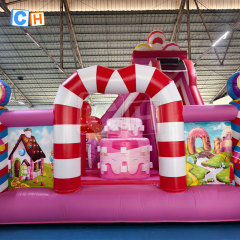 Children's Inflatable Castle Bouncer With Slide