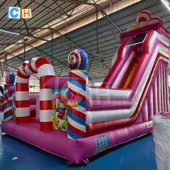 Children's Inflatable Castle Bouncer With Slide