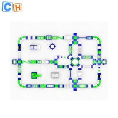 Inflatable Obstacle Course Floating Park