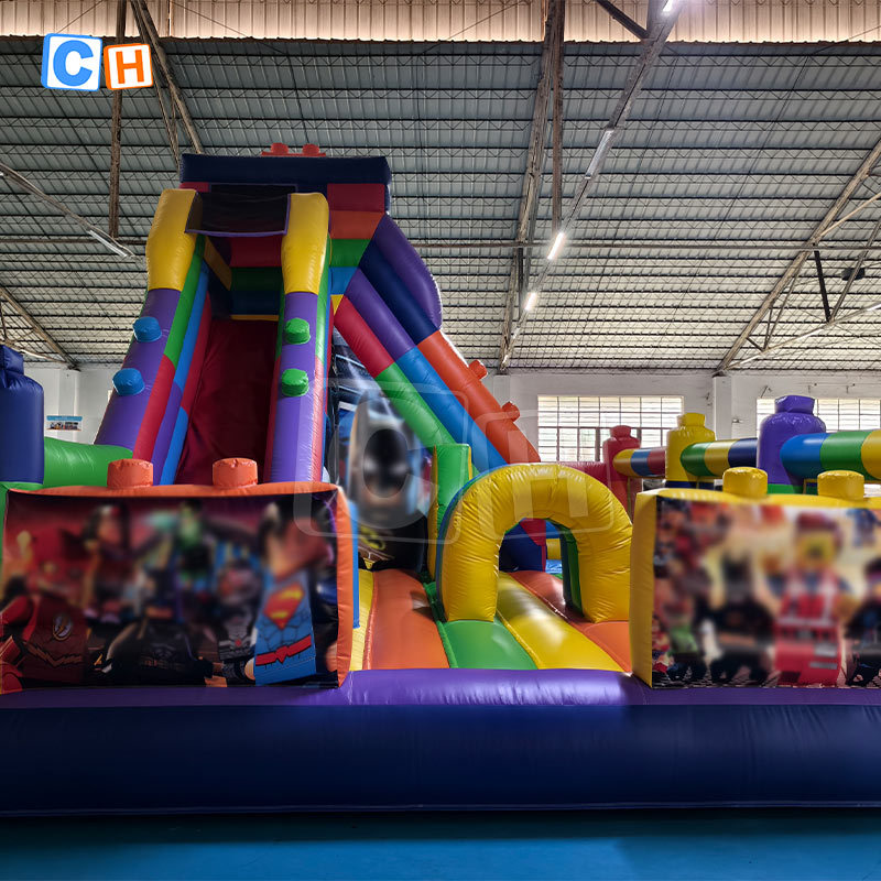 Inflatable Robot Model Bouncer Castle for Kids