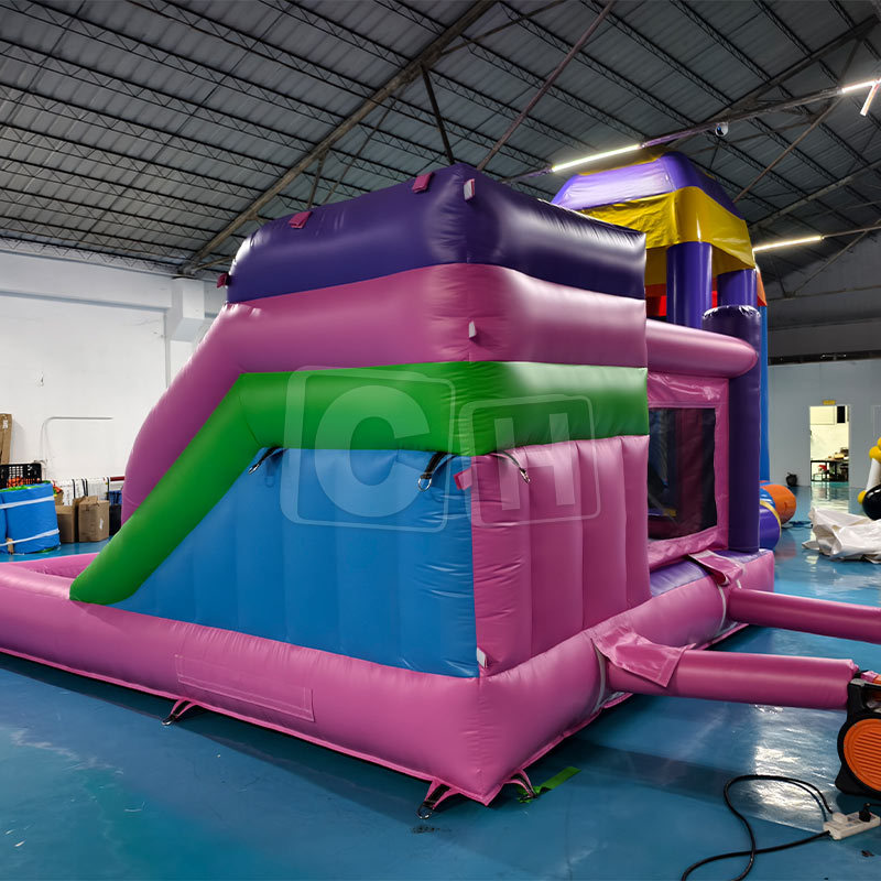 Inflatable Pink Cartoon Model Bounce House