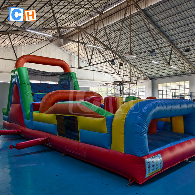 Commercial Inflatable Obstacle Course Bounce House Games