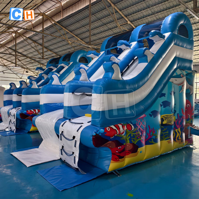Inflatable Ocean Theme Water Slide