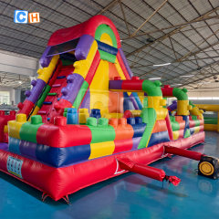 Combo Inflatable Bouncy Castle with Slide