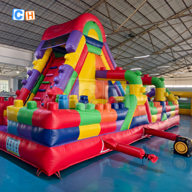 Combo Inflatable Bouncy Castle with Slide