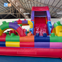 Combo Inflatable Bouncy Castle with Slide