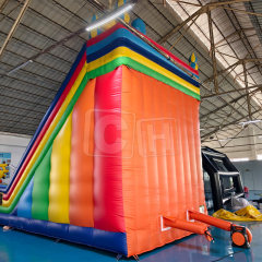 Inflatable Cartoon Characters Dry Slide for Adult and Kids