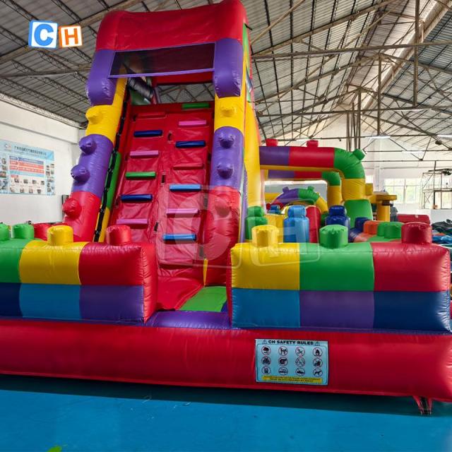 Combo Inflatable Bouncy Castle with Slide