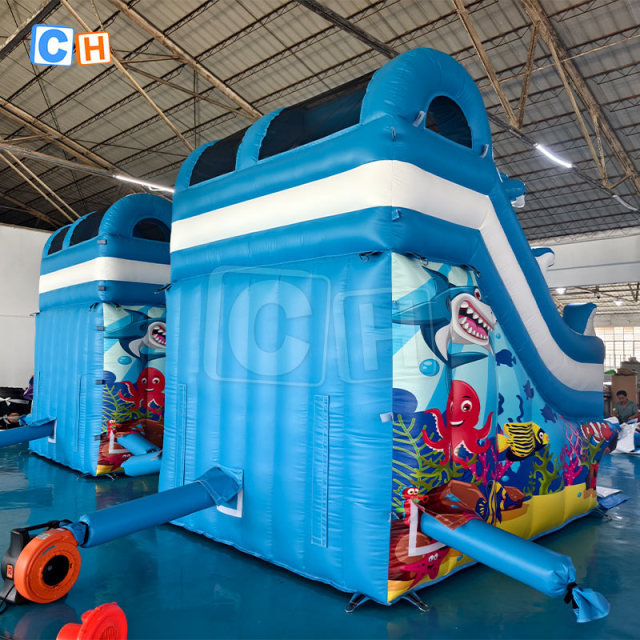 Inflatable Ocean Theme Water Slide