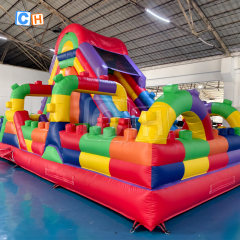 Combo Inflatable Bouncy Castle with Slide