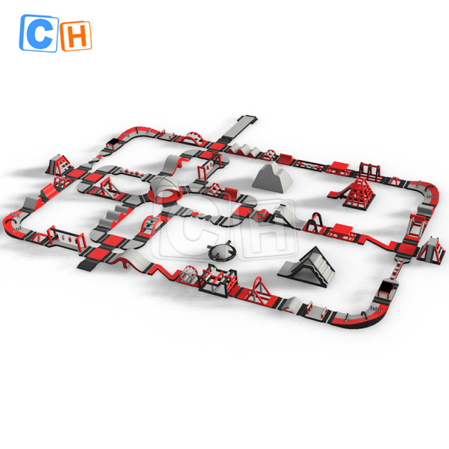 Adventure Inflatable Floating Aqua Park for Coastal Resorts