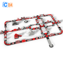 Adventure Inflatable Floating Aqua Park for Coastal Resorts