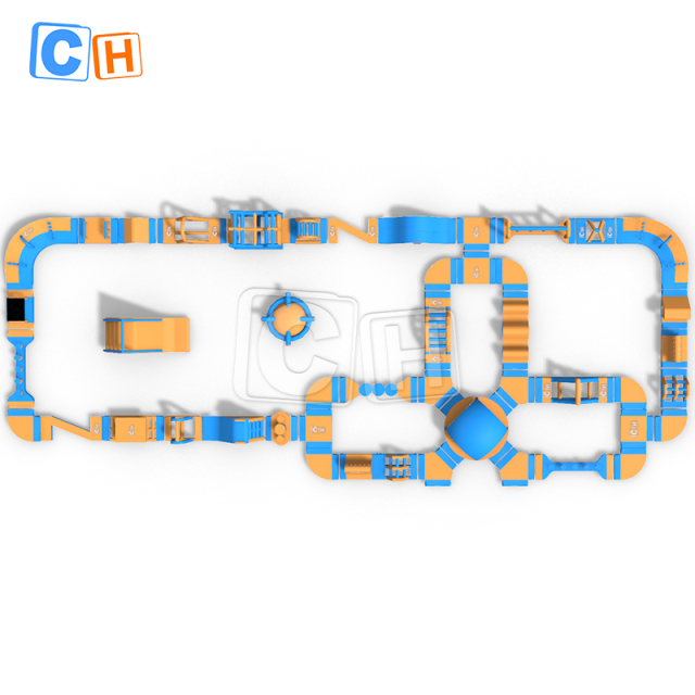 Inflatable Water Park Games For Open Water