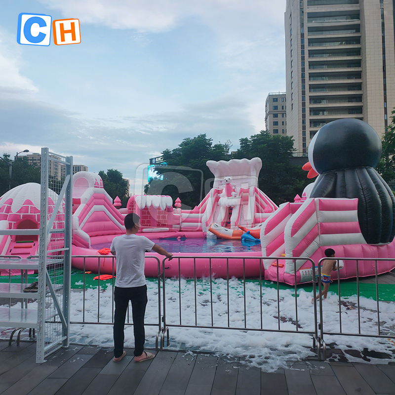 Outdoor Playground Inflatable Water Park for Children
