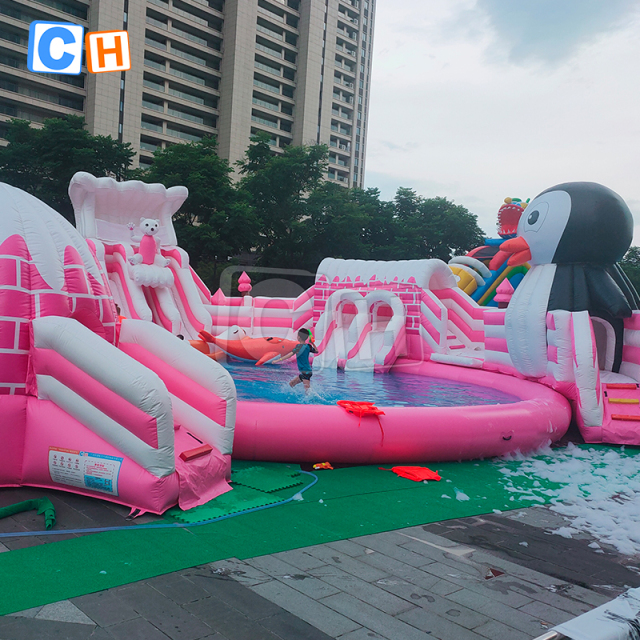 Outdoor Playground Inflatable Water Park for Children