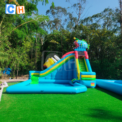 All-in-one ocean theme inflatable water park