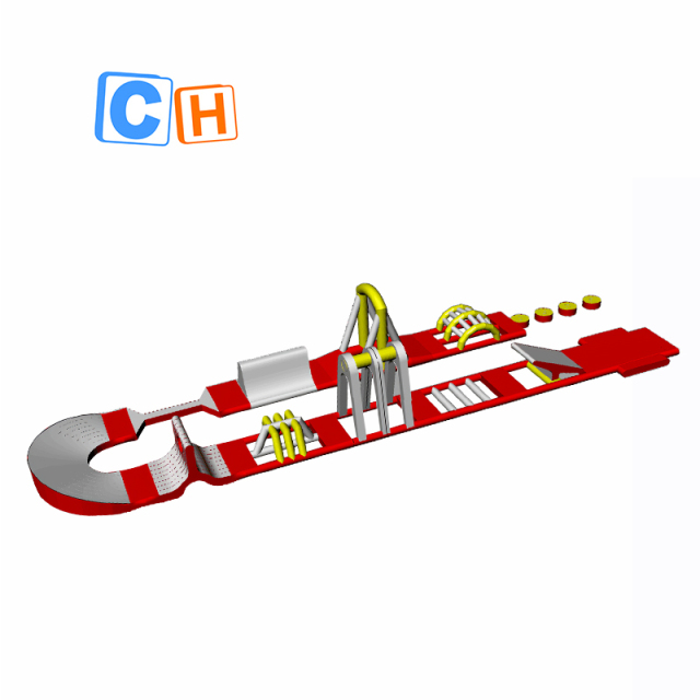 Custom Inflatable Aqua Park Play Zone for Sea Clubs