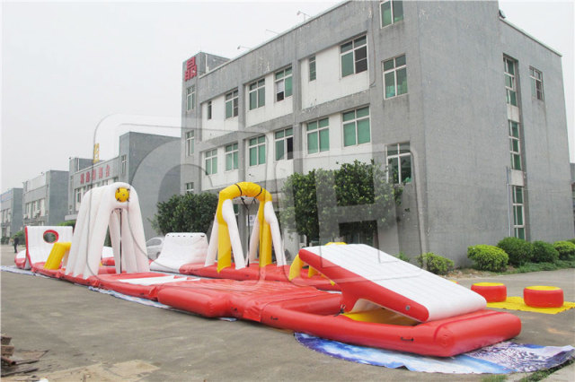 Custom Inflatable Aqua Park Play Zone for Sea Clubs