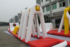 Custom Inflatable Aqua Park Play Zone for Sea Clubs