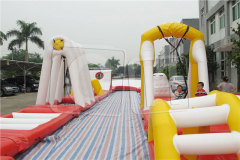 Custom Inflatable Aqua Park Play Zone for Sea Clubs