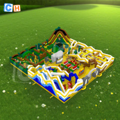 Giant Forest Theme Inflatable Playground Combo Park