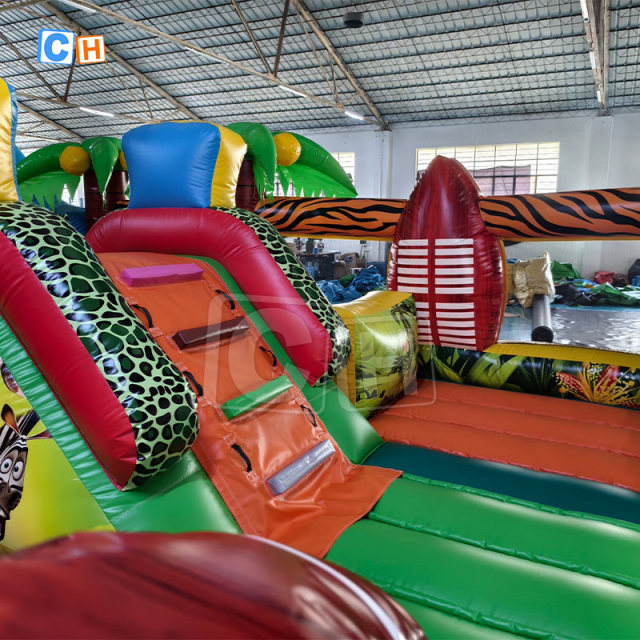 Jungle Theme Kids Inflatable Jumping Castle