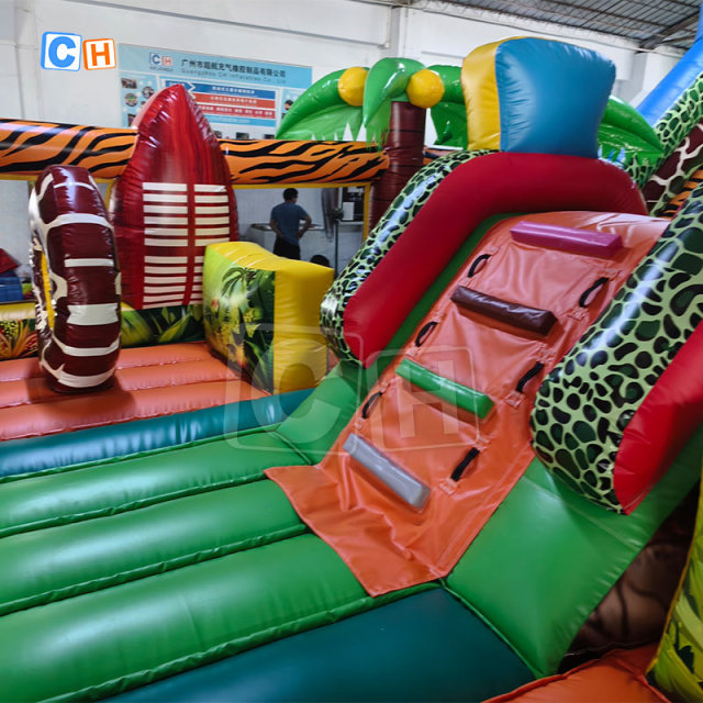 Jungle Theme Kids Inflatable Jumping Castle