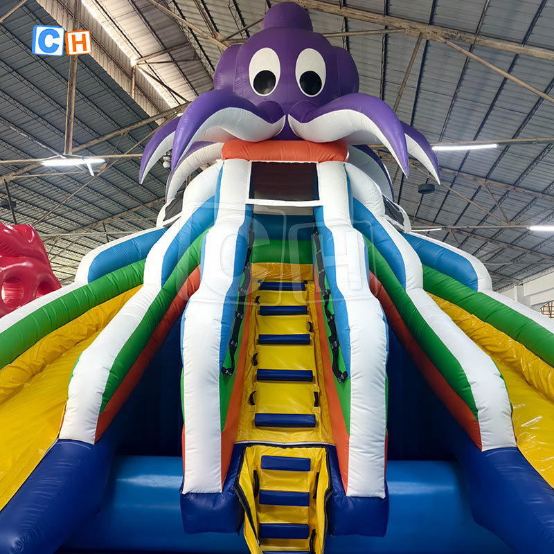 Commercial Inflatable Ocean Theme Water Slide with Pool