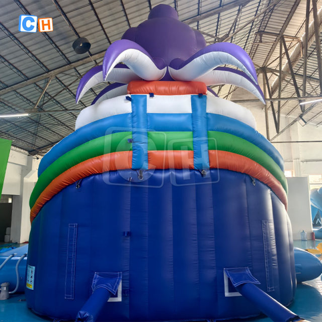 Commercial Inflatable Ocean Theme Water Slide with Pool