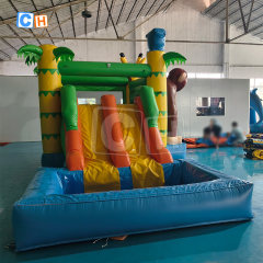 Outdoor Home Inflatable Bouncer Castle With Slide for Kids