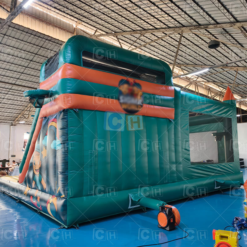 Customized Inflatable Combo Bounce Castle with Water Slide