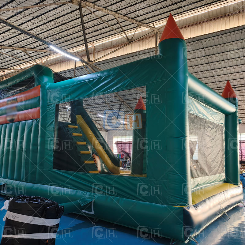 Customized Inflatable Combo Bounce Castle with Water Slide
