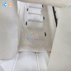 Commercial PVC Outdoor White Inflatable Dry Slide