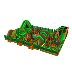 Jungle Safari Themed Inflatable Amusement Park for Children