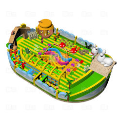 Outdoor Animal Theme Inflatable Amusement Park