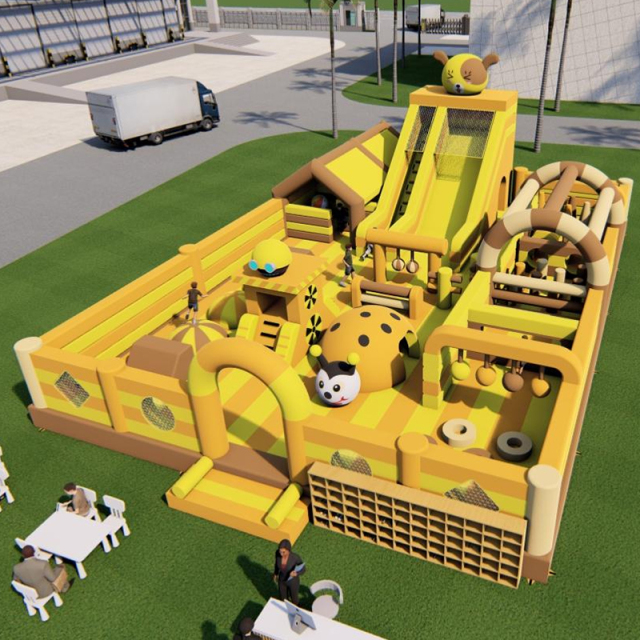 Large Commercial Inflatable Park