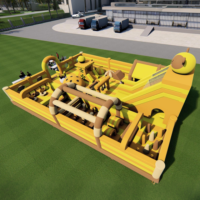 Large Commercial Inflatable Park