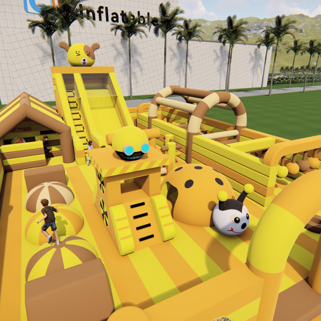 Large Commercial Inflatable Park