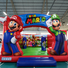 Custom Commercial Mario Inflatable Bouncy House | Factory Direct